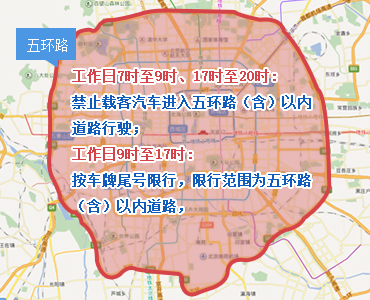 外地车进京限号最新规定2023年限行时间